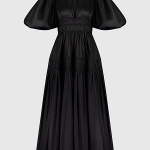 Fallingwater Ruched Midi Dress