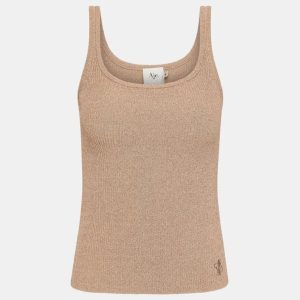Breeze Knit Tank Top in Beige