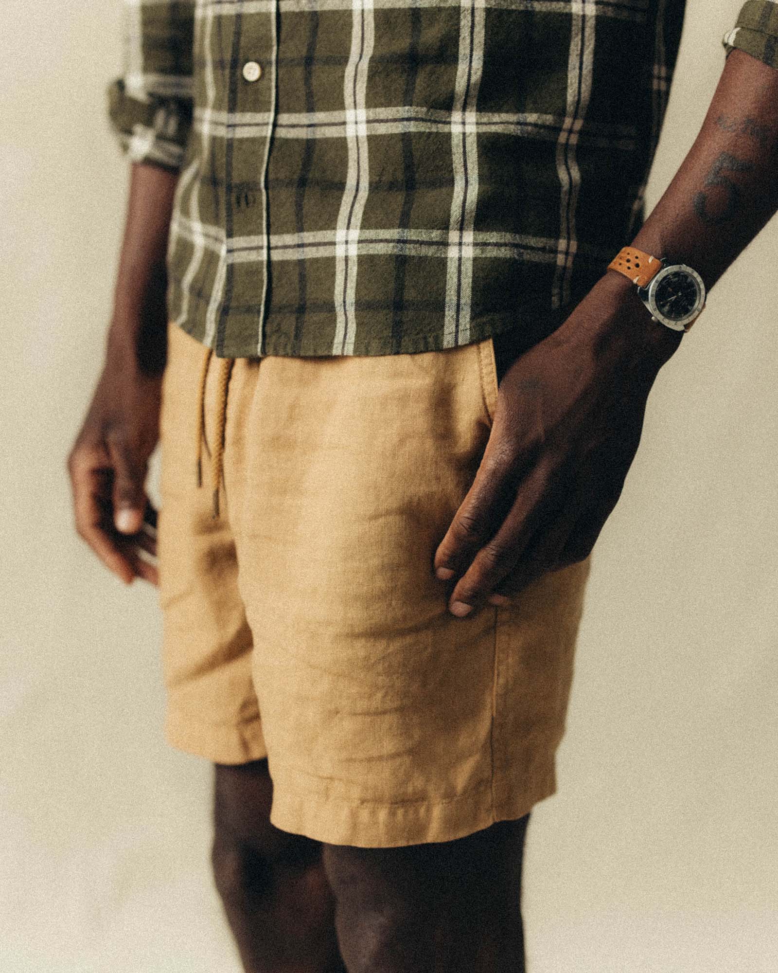 The Apres Short in Wheat Hemp - Image 3