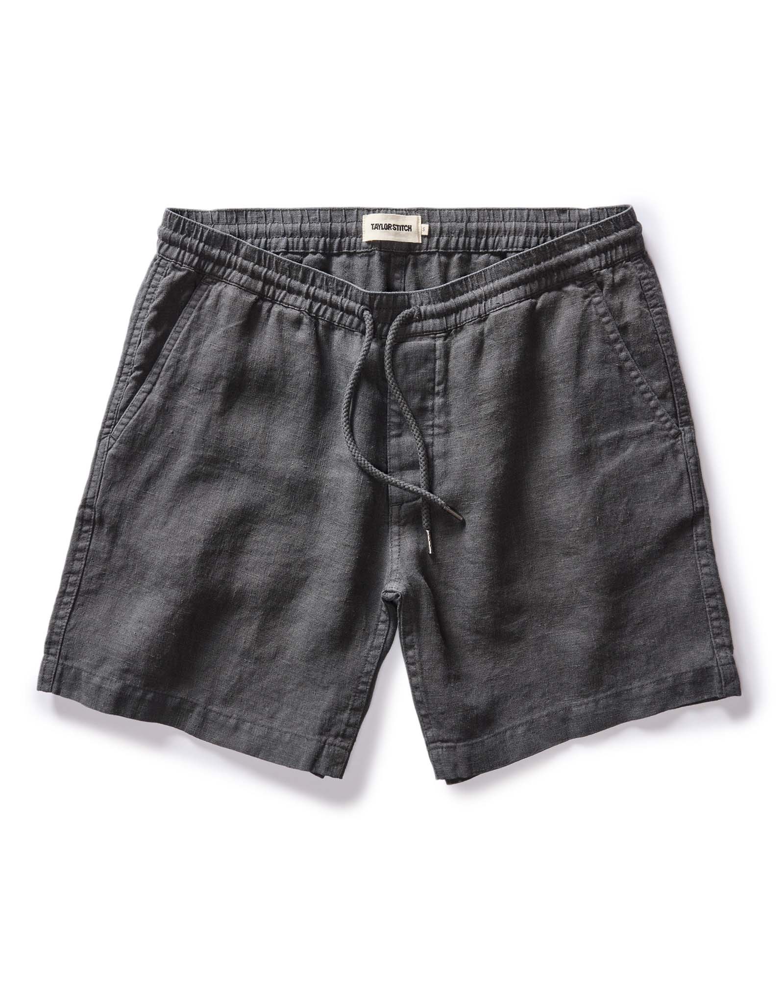 The Apres Short in Faded Black Hemp