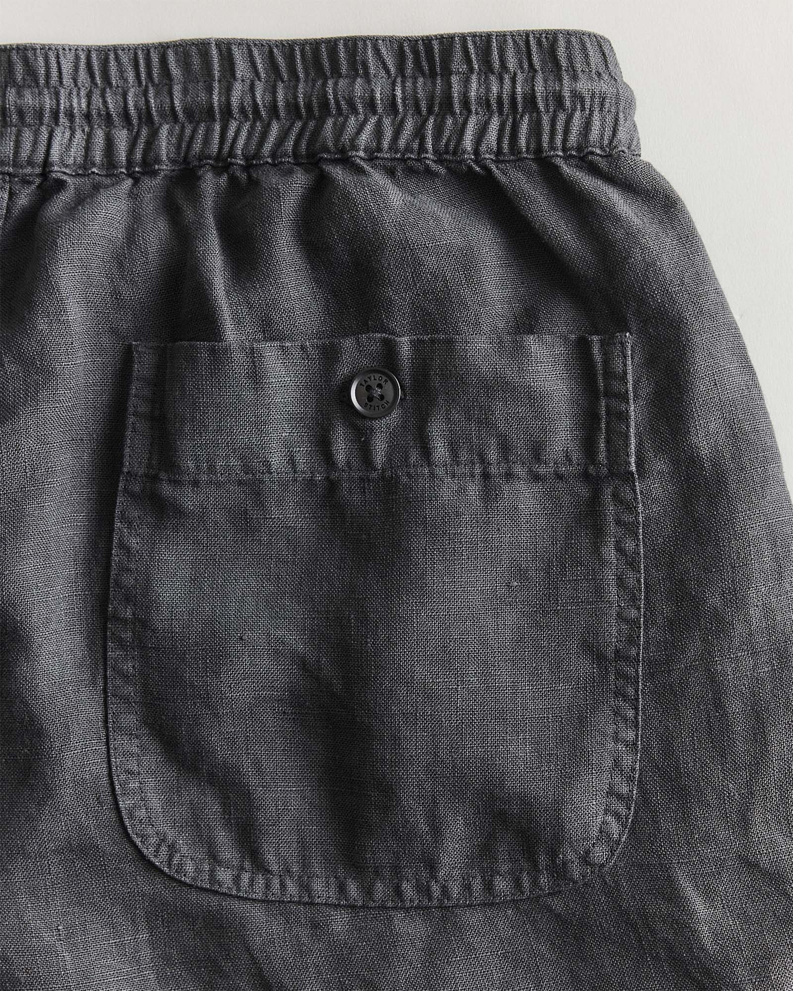 The Apres Short in Faded Black Hemp - Image 6