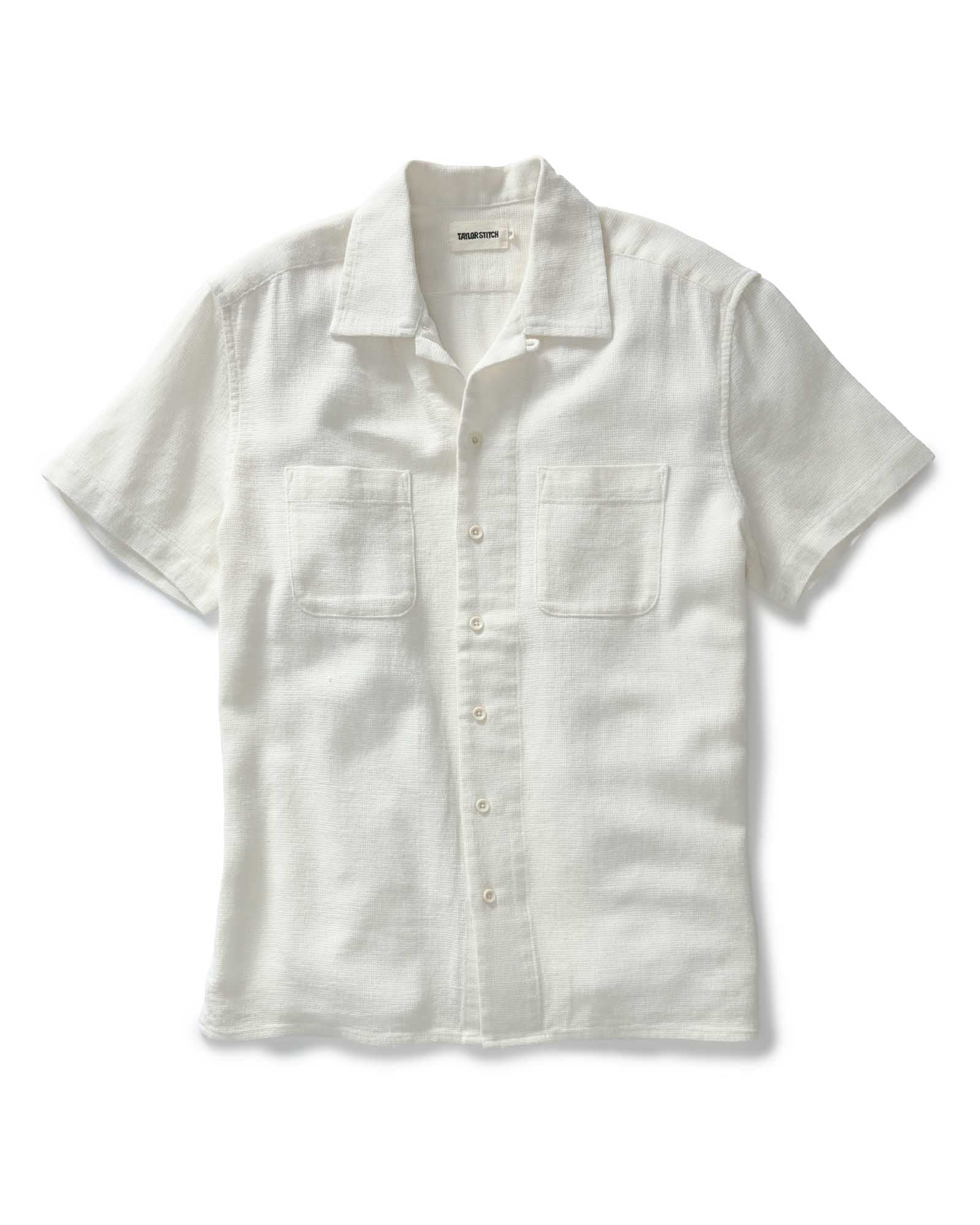 The Conrad Shirt in Vintage White Linen