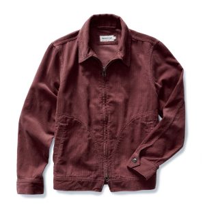 The Piston Jacket in Dried Cherry Corduroy