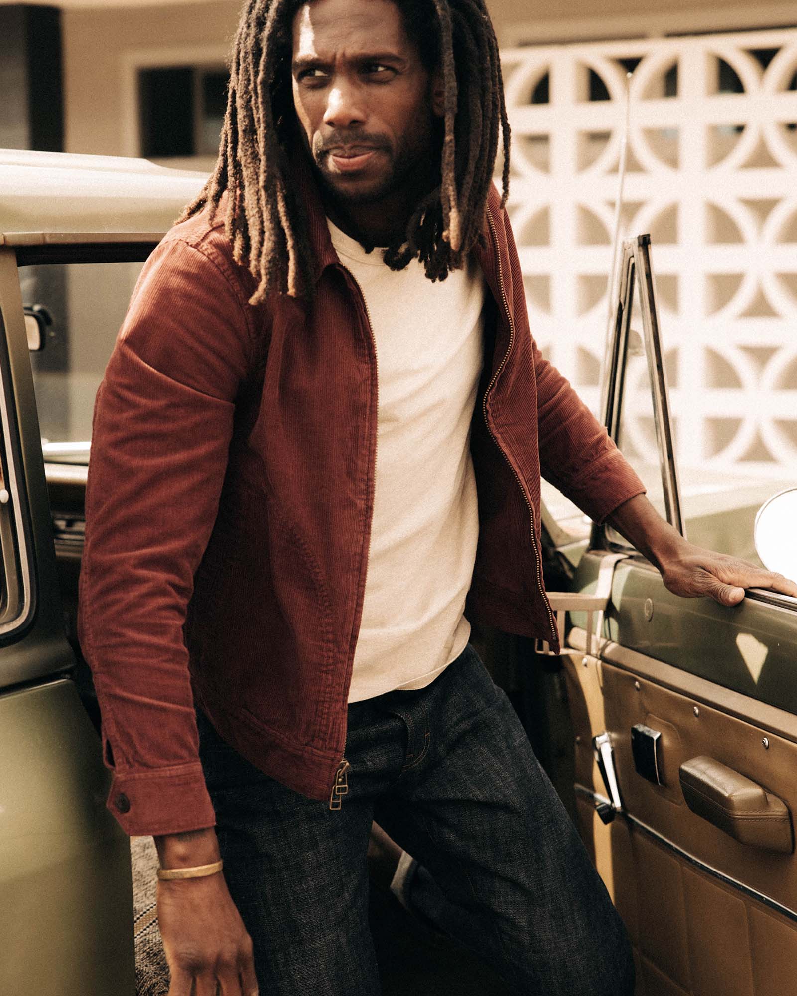 The Piston Jacket in Dried Cherry Corduroy - Image 3