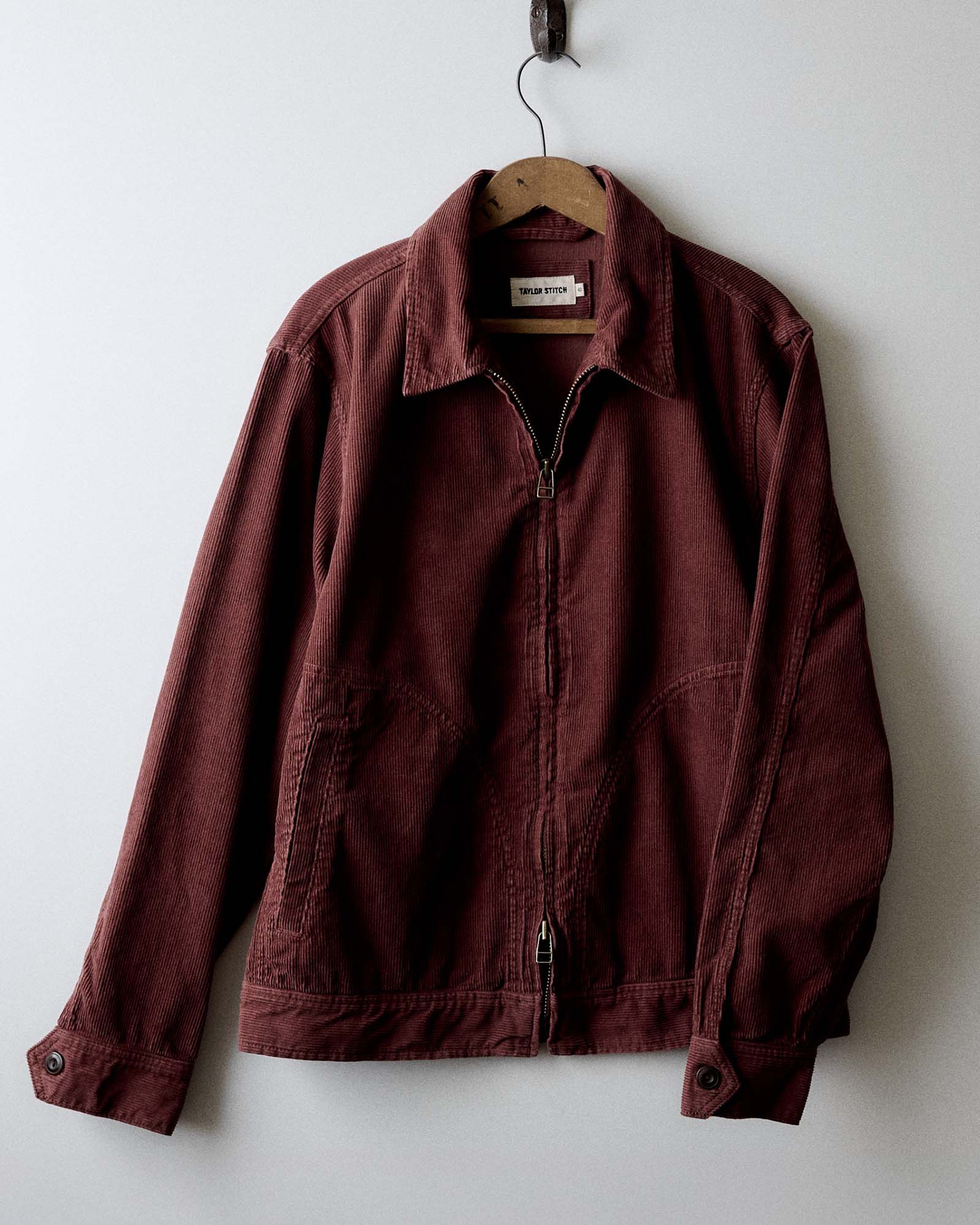 The Piston Jacket in Dried Cherry Corduroy - Image 4