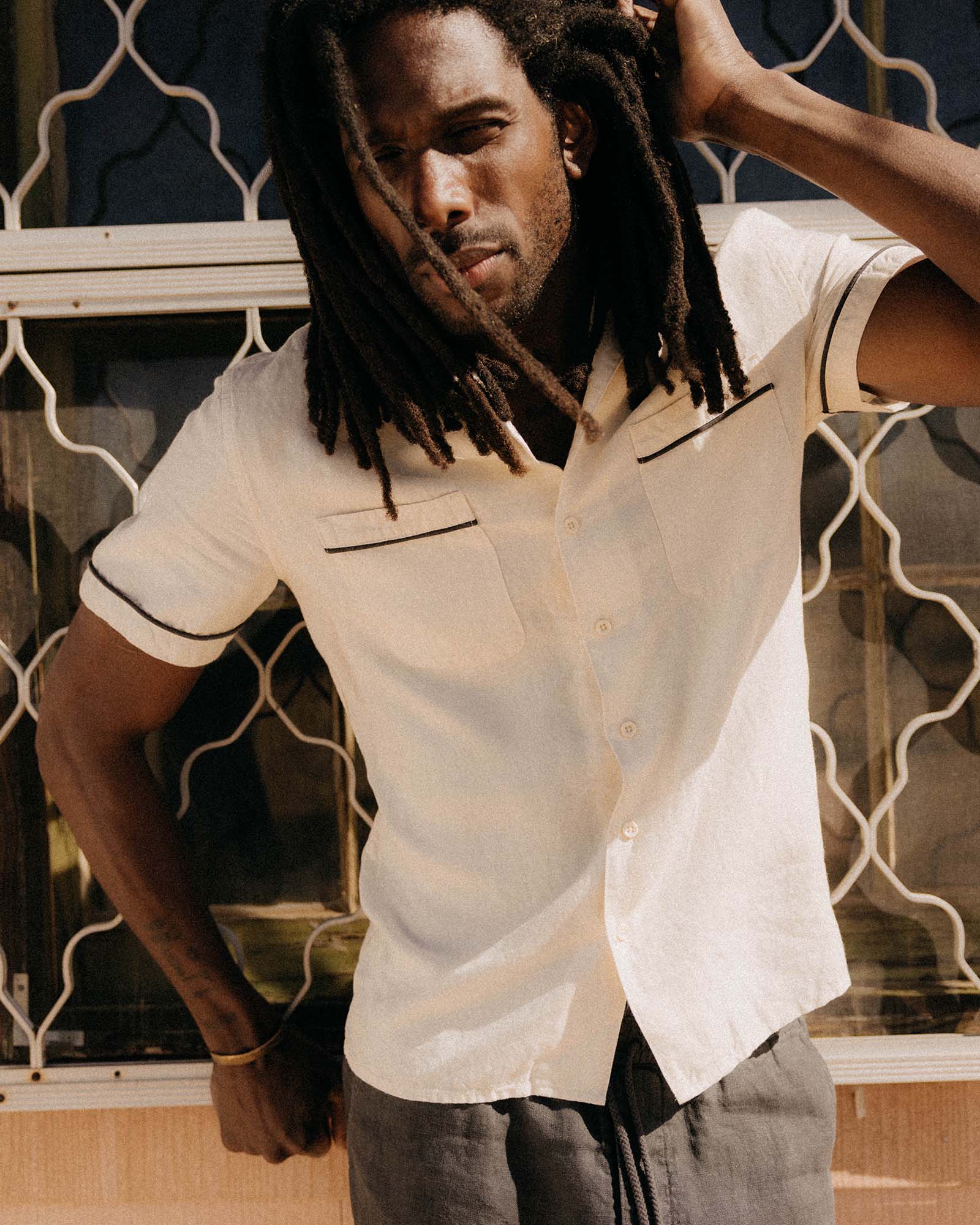 The Weber Shirt in Vintage White - Image 3