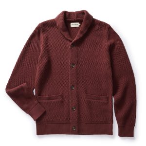 The Crawford Sweater in Black Cherry